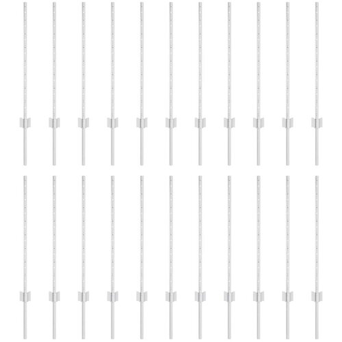 vidaXL ograjevalni stebrički 22 pcs U-kanal srebrni 120 cm jeklo Cene