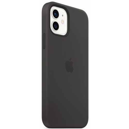 Apple IPhone 12/12 Pro Silicone Case with MagSafe Black (mhl73zm/a) Slike