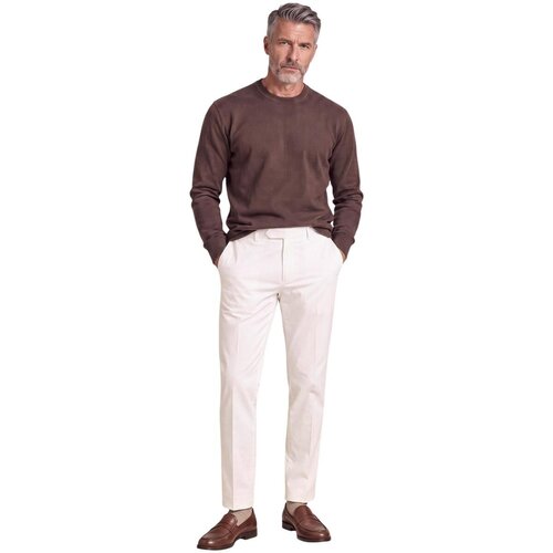 Borghese Hlače Cornelio - chino elegante 5WPAW231DS 02LY010 Bela Cene
