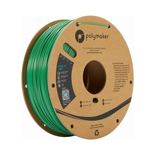 Polymaker PolyLite ABS Green - 1,75 mm Slike