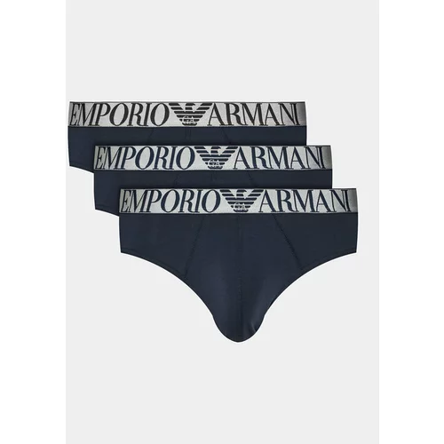 Emporio Armani Underwear Set 3 sponjic 111734 4R726 40035 Mornarsko modra