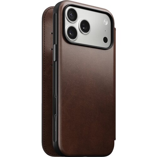 Nomad Denarnica za iPhone 17 Pro Max MagSafe iz usnja Horween, serija Modern, Temno rjava, (5000189685) Slike