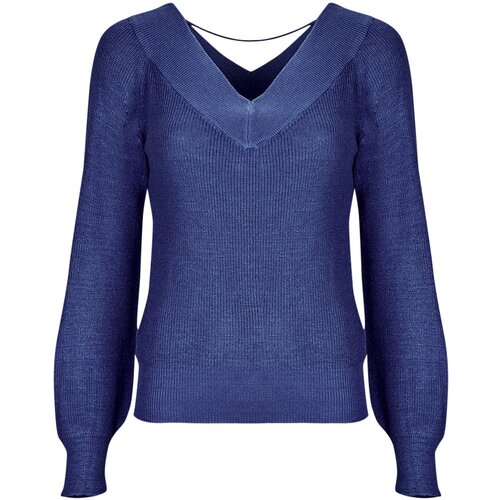 Vero Moda VMNEWLEXSUN LS DOUBLE V-NCK Plava Slike