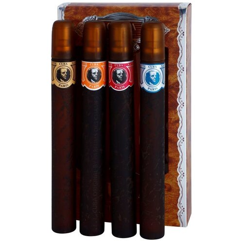 Cuba Blue darovni set toaletna voda Blue 35 ml + toaletna voda Yellow 35 ml+ toaletna voda Red 35 ml+ toaletna voda Orange 35 ml za muškarce Cijene