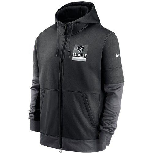 Nike Las Vegas Raiders Lockup Therma Full Zip majica sa kapuljačom Slike