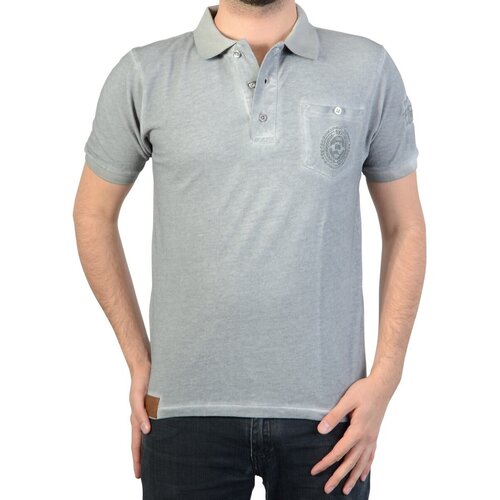 Geographical Norway Polo majice kratki rokavi 80350 Siva Cene