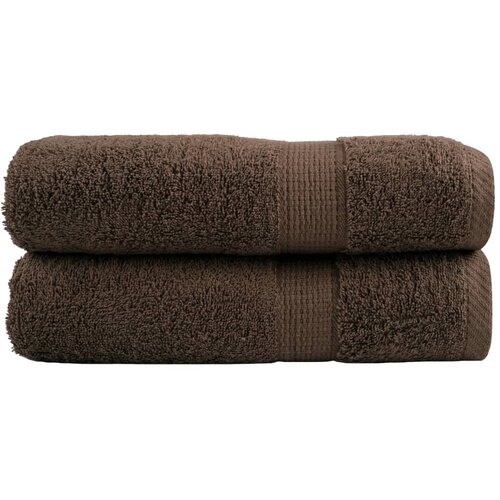 Furnova Premium kopalne brisače SOLUND 2 kosa rjava 100x150 cm 600 g/m2, (21916608) Slike