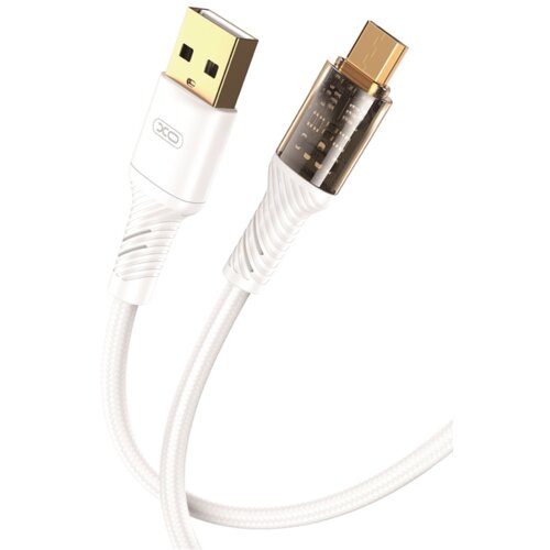 XO Kabel USB-A na microUSB NB229 2.4A 1m bel, (20446695) Cene