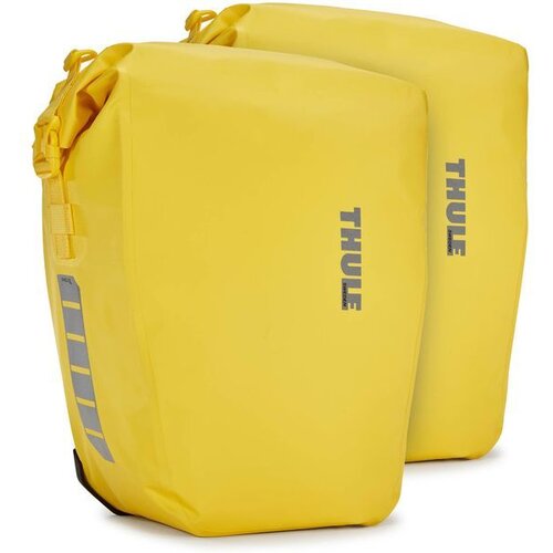 Thule shield pannier bisage za bicikl 25l par - žuta Slike