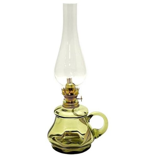  Petrolejska lampa TEREZA 34 cm &scaron;umsko zelena Cene