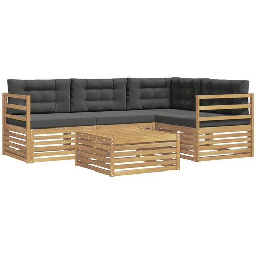 vidaXL Zunanja garnitura za sedenje z blazino 5 pcs, (5000281770) Cene