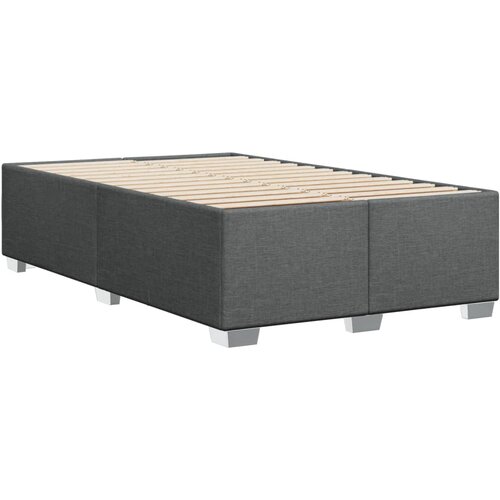  box spring s madracem tamnosivi 120 x 190 cm tkanina Slike