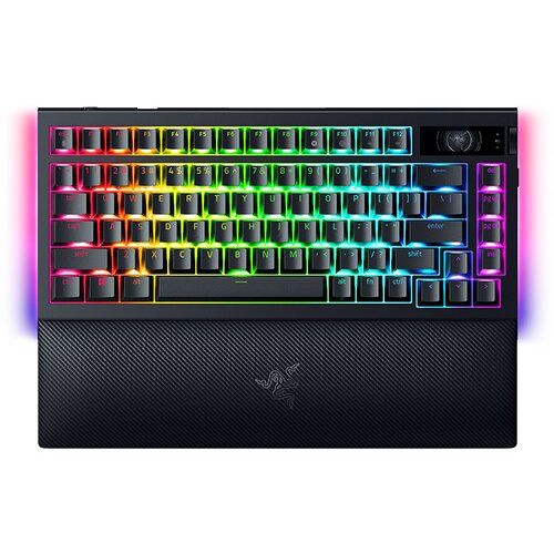 Razer BlackWidow V4 Pro 75% US-SLO brezžična tipkovnica z oranžnimi stikali Slike