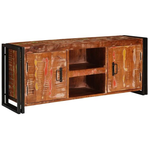 vidaXL TV omarica večbarvno 120 x 30 x 50 cm trden predelan les, (5000064683) Cene