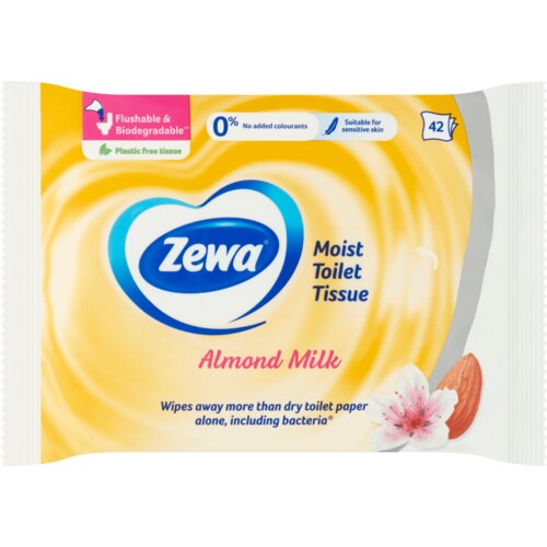 Zewa Vlažni toalet papir almond milk 42 lista Cene