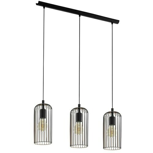 Eglo Viseća lampa ROCCAMENA 3xE27 73 cm crna/bakar 49645 Cene