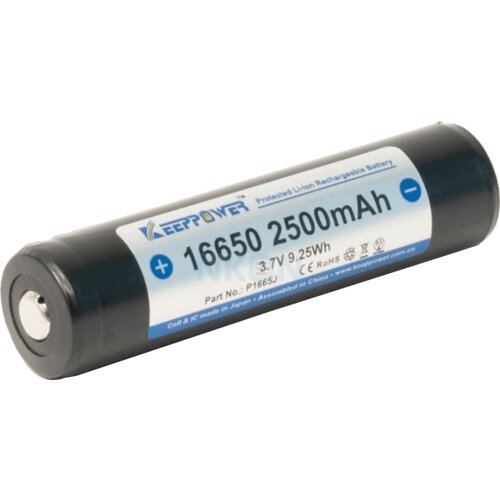 XTAR Akumulatorska baterija K16650-2500, 16650, 3.7V, 6A, 2500mAh Cijene