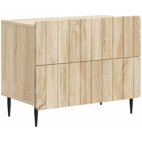 vidaXL Noćni ormar Hrast sonoma 62 x 34 5 x 49 5 cm Konstruirano drvo - Hrast sonoma Cene