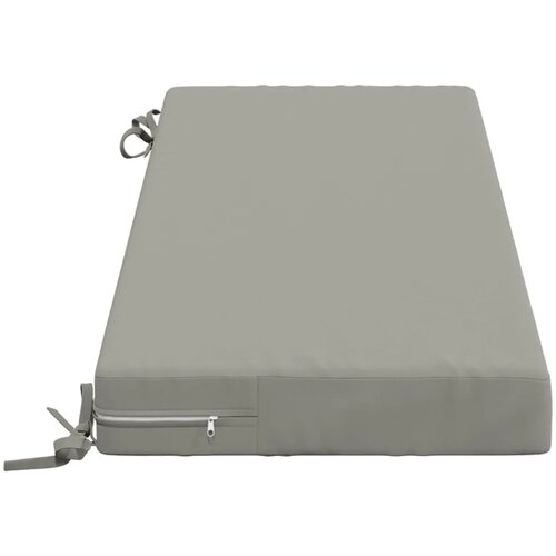  Jastučić za klupu SOEST 100% poliester Siva 120 x 40 x 8 cm - Siva 120 x 40 x 8 cm Poliester Slike