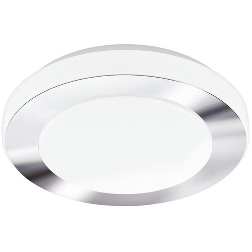 Eglo carpi plafonjera/1, Led, 11w, 950lm, ip44, prečnik 300, hrom/bela Cene