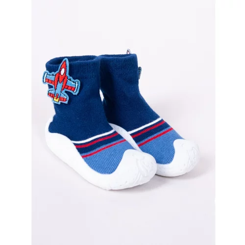 Yoclub kids's socks OBO-0145C-A10B navy blue