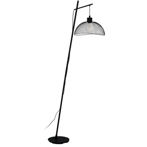 Eglo Pompeya lučna podna lampa E27, 191 cm, crna, 43307 Slike