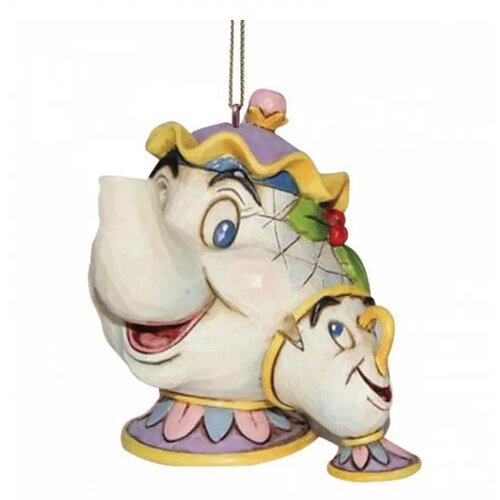 Jim Shore figura Mrs Potts & Chip Hanging Ornament Cene