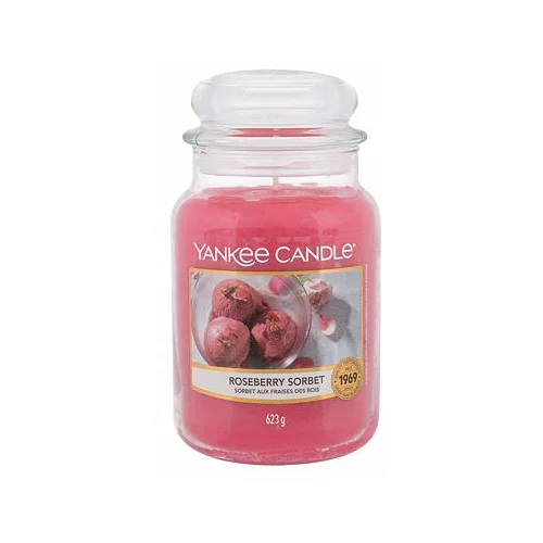 Yankee Candle Roseberry Sorbet dišeča svečka 623 g unisex