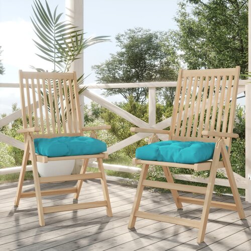 VidaXL Blazina za kavč iz palet turkizna 60x60x12 cm&amp;nbsp;blago Slike