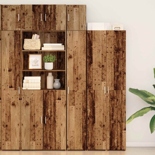 Ormarić za pohranu 3 pcs Staro drvo 30 x 42,5 x 225 cm Cijene