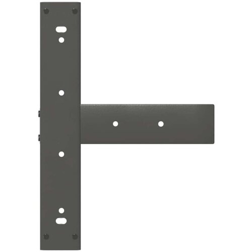  Noge barski stol T-oblika 2kom antracit 40x35x(110-111)cm čelik Slike