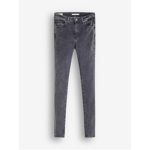 Levi&amp;#039;s Traperice &amp;#039;721 HIGH RISE SKINNY BLACKS&amp;#039; sivi traper Slike