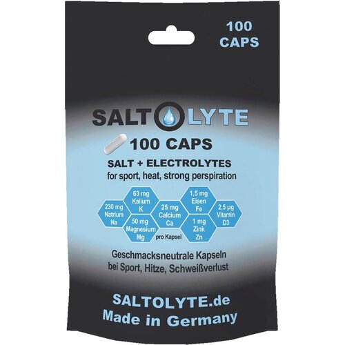 SALTOLYTE Kapsule s soljo in elektroliti - 100 kaps. Slike