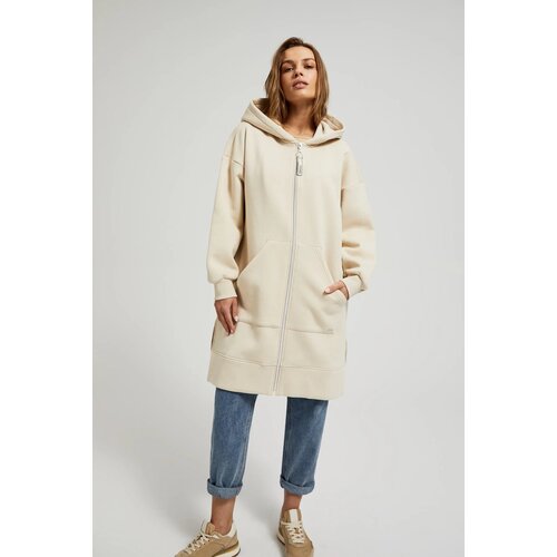 Moodo Women's oversized sweatshirt - beige Cijene