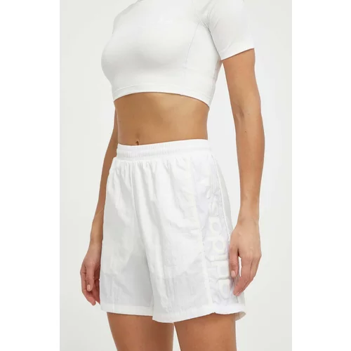 Adidas Kratke hlače za žene, boja: bijela, bez uzorka, visoki struk, IR5283