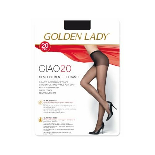 Golden Lady ženske čarape ciao 20 den crne M3 Slike