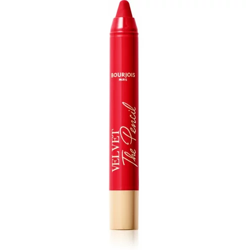Bourjois Velvet the Pencil šminka v svinčniku z mat učinkom odtenek 07 Rouge Es-carmin 1,8 g