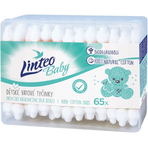 Linteo Baby štapići za uši za djecu 65 kom Cijene