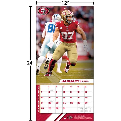 Drugo NFL Elite kalendar 2024 Slike