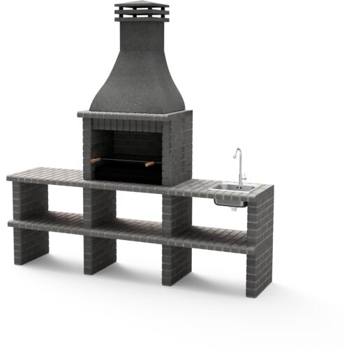 Movelar Khiva Plus + Modul - delovni pult + Modul - umivalnik s pipo - antracit Cene