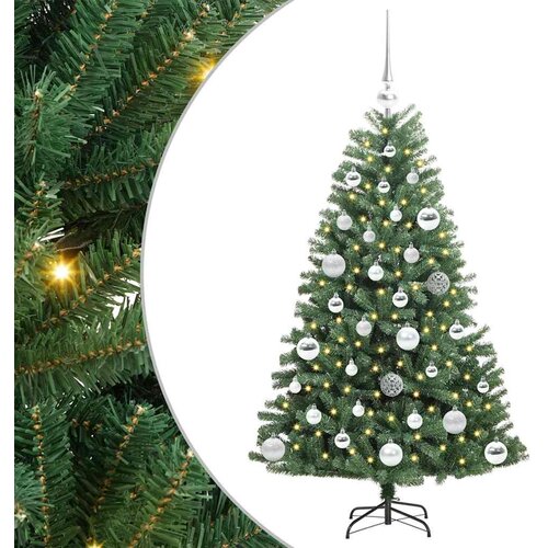 vidaXL Umetno Zložljivo Božično Drevo Zelena 120 cm PVC in kovina, (5000066318) Cene