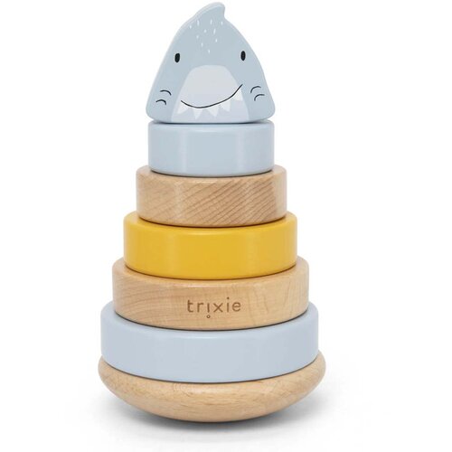 Trixie leseni obroči za zlaganje mr. shark Slike