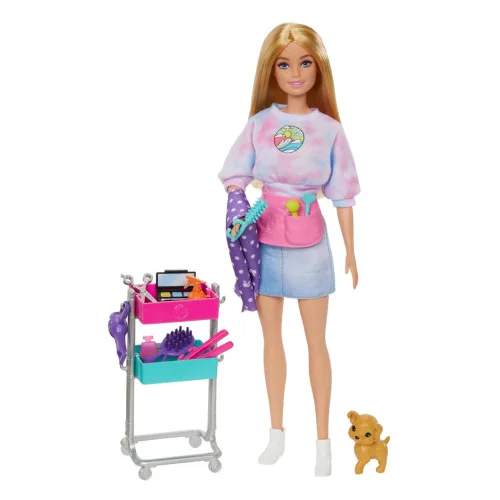 Mattel Igračka Barbie u salonu za uljepšavanje HNK95