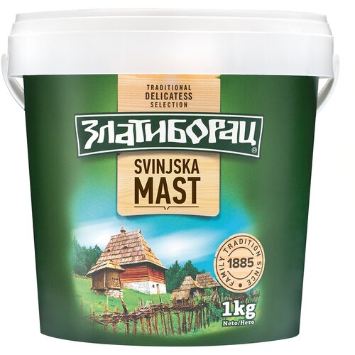 Zlatiborac Domaća svinjska mast 1kg Cene
