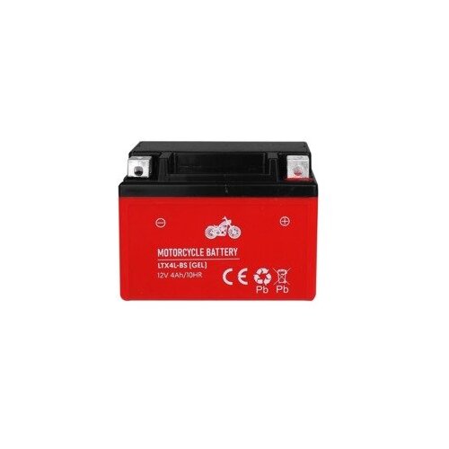 Lamex LTX4L-BS moto akumulator 12 V, 4 Ah, AGM gel Slike