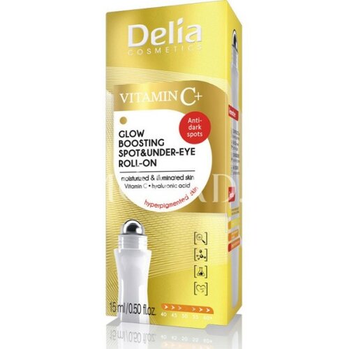 Delia hidratantni roll-on za predeo oko očiju za posvetljivanje kože sa vitaminom c Slike