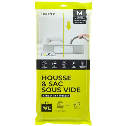 Hom&amp;eacute;a Vakuumska plastična &amp;scaron;katla za pod posteljo 60x45x15 cm &amp;ndash; Slike