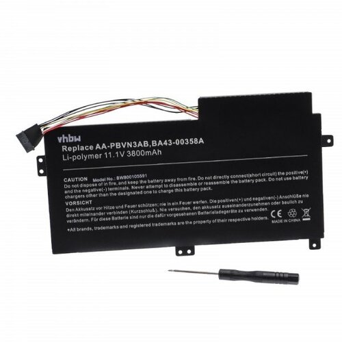 VHBW Baterija za Samsung Ativ Book 4, 3981 mAh Slike