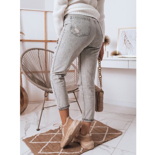 DStreet Women's jeans LORENT light gray UY0893z Cene