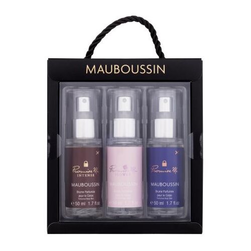 Mauboussin Promise Me Set veo za tijelo Promise Me Intense 50 ml + veo za tijelo Promise Me Flower 50 ml + veo za tijelo Promise Me 50 ml za ženske Cijene
